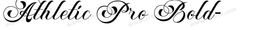 Athletic Pro Bold字体转换